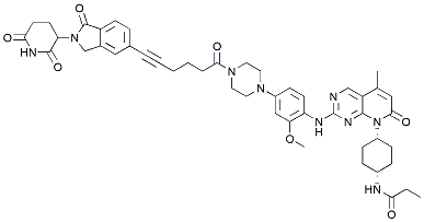 Molecular structure of the compound: PROTAC TTK Degrader-1