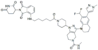 Molecular structure of the compound: PROTAC CBP/P300 Degrader-1