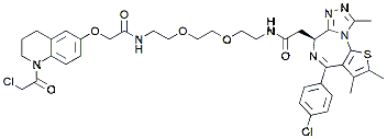 Molecular structure of the compound: KB02-JQ1