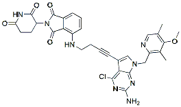 Molecular structure of the compound: PROTAC HSP90 Degrader BP3