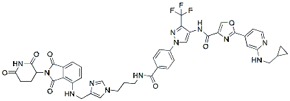 Molecular structure of the compound: PROTAC IRAK4 degrader-1