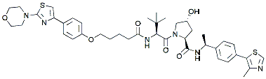 Molecular structure of the compound: PROTAC AR-V7 degrader-1