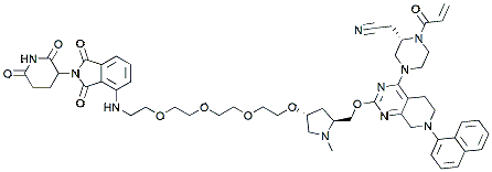 Molecular structure of the compound: PROTAC K-Ras Degrader-1