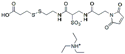 Molecular structure of the compound: Acid-S-S-sulfo-Maleimide