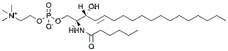 Molecular structure of the compound: 06:0 SM (d18:1/6:0)