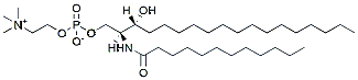 Molecular structure of the compound: 12:0 Dihydro SM (d18:0/12:0)