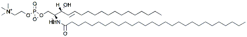 Molecular structure of the compound: 28:0 SM (d18:1/28:0)