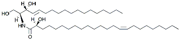 Molecular structure of the compound: 24:1(2S-OH) Ceramide