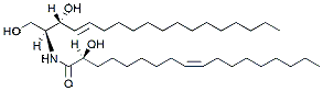 Molecular structure of the compound: 18:1(2S-OH) Ceramide