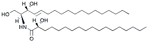 Molecular structure of the compound: 18:0(2R-OH) Ceramide