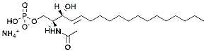 Molecular structure of the compound: C2 Ceramide-1-Phosphate (d18:1/2:0)