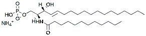 Molecular structure of the compound: C12 Ceramide-1-Phosphate (d18:1/12:0)