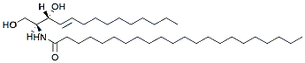 Molecular structure of the compound: C22 Ceramide (d14:1/22:0)