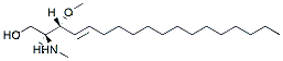 Molecular structure of the compound: 3-O-methyl-N-methyl sphingosine (d18:1)