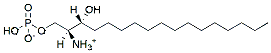 Molecular structure of the compound: Sphinganine-1-phosphate (d17:0)