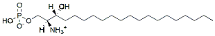 Molecular structure of the compound: Sphinganine-1-Phosphate (d20:0)