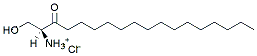 Molecular structure of the compound: 3-keto sphinganine (d18:0, HCl salt)