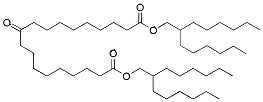 Molecular structure of the compound: bis(2-hexyloctan) 10-oxononadecanedioate