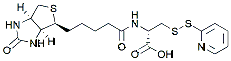 Molecular structure of the compound: [5-[(3aS,4S,6aR)-Hexahydro-2-oxo-1H-thieno[3,4-d]imidazol-4-yl]-1-oxopentyl]-3-(2-pyridinyldithio)-L-alanine