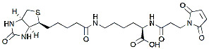 Molecular structure of the compound: 3-(N-Maleimidopropionyl)-Biocytin