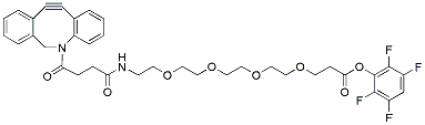 Molecular structure of the compound: DBCO-PEG4-TFP ester