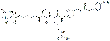 Molecular structure of the compound: Biotin-Val-Cit-PAB-PNP