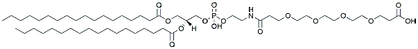 Molecular structure of the compound: DSPE-PEG4-acid