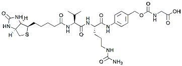 Molecular structure of the compound: Biotin-Val-Cit-PAB-Gly