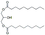 Molecular structure of the compound: 1,3-Didecanoylglycerol