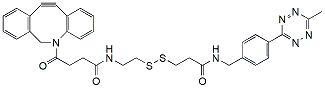 Molecular structure of the compound: DBCO-SS-methyltetrazine