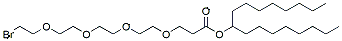 Molecular structure of the compound: heptadecan-9-yl PEG4-Bromo