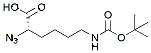 Molecular structure of the compound: N3-L-Lys(Boc)-OH