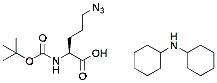 Molecular structure of the compound: (S)-Boc-2-Amino-5-azido-pentanoic Acid DCHA salt