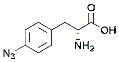 Molecular structure of the compound: 4-Azido-D-phenylalanine HCl