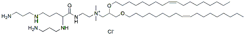 Molecular structure of the compound: DOSPA (hydrochloride) (racemic)