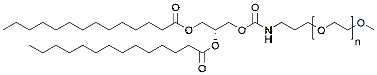 Molecular structure of the compound: mPEG-C-DMG, MW 2,000