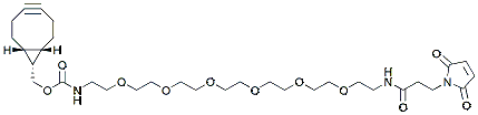 Molecular structure of the compound: endo-BCN-PEG6-Mal