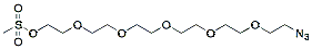 Molecular structure of the compound: Azide-PEG6-Mes