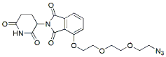 Molecular structure of the compound: Thalidomide-O-PEG2-azide