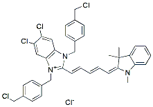 Molecular structure of the compound: LumiTracker Mito Red FM