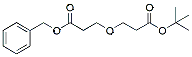 Molecular structure of the compound: Benzyl 3-(3-(tert-butoxy)-3-oxopropoxy)propanoate