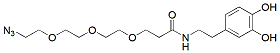 Molecular structure of the compound: Azido-PEG3-dopamine