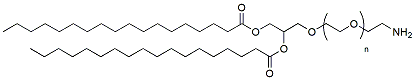 Molecular structure of the compound: DSG-PEG-NH2, MW 1,000