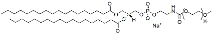 Molecular structure of the compound: m-PEG36-DSPE