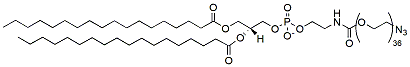 Molecular structure of the compound: DSPE-PEG36-N3