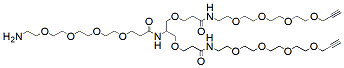 Molecular structure of the compound: Amino-PEG4-bis-PEG4-alkyne