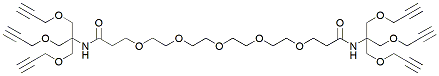 Molecular structure of the compound: PEG5 hexa-alkyne