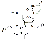 Molecular structure of the compound: 2-propargyl U amidite