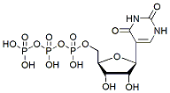 Molecular structure of the compound: Pseudouridine 5-triphosphate