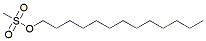 Molecular structure of the compound: 1-Tridecanol, methanesulfonate